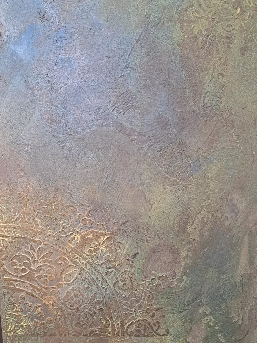 Metallic lace
